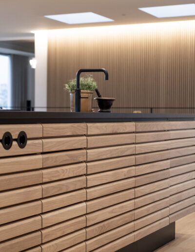 Billede siga design træbeklædning af køkken
